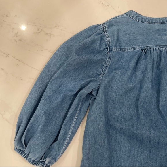 GAP Woman’s Blue Denim Dress with buttons and pockets - Picture 14 of 16